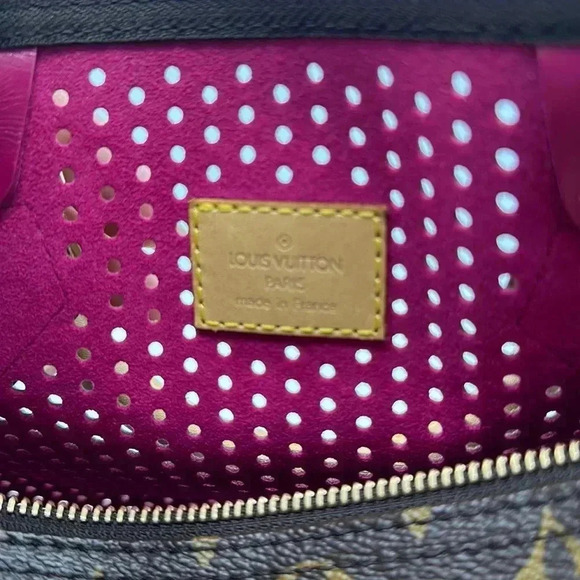 Louis Vuitton Speedy 30 Fuchsia Limited monogram perforated bag purse - Picture 11 of 13